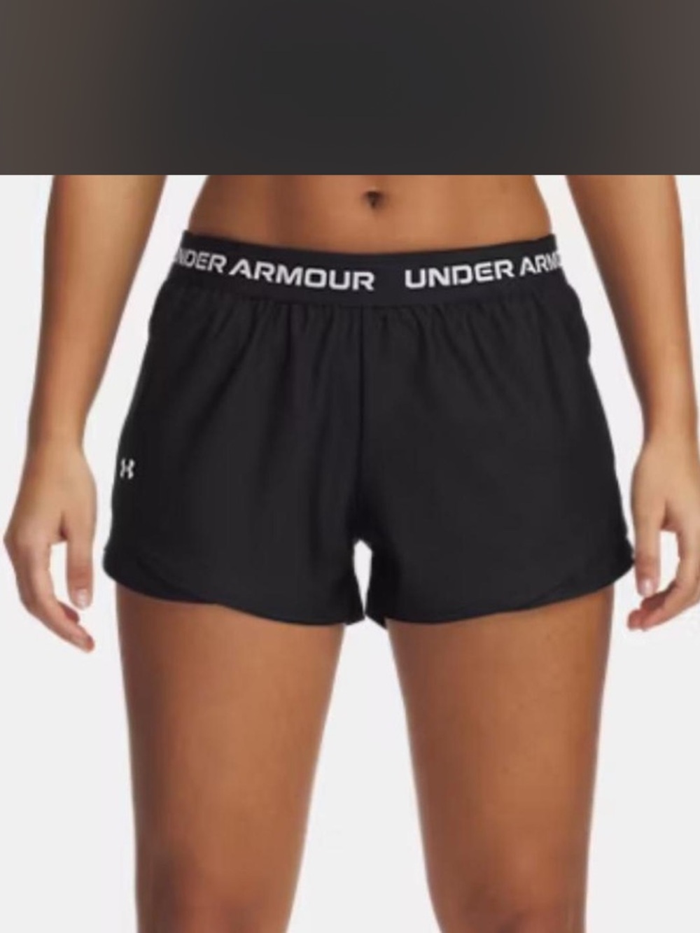 Under Armour Black Play Up Shorts Medium